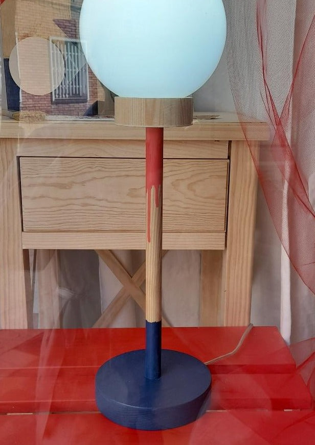 LAMPE DELTA BLEUE